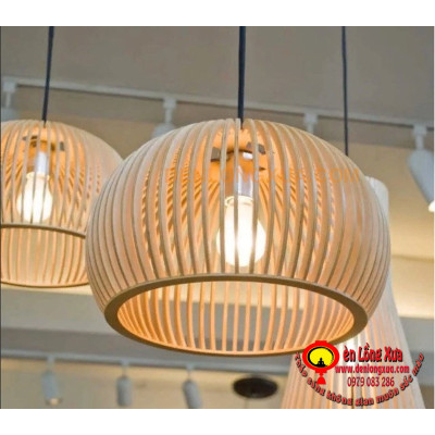 Đèn gỗ bán cầu