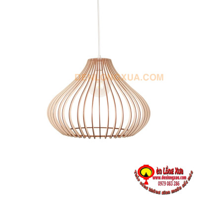 Đèn gỗ hình chụp