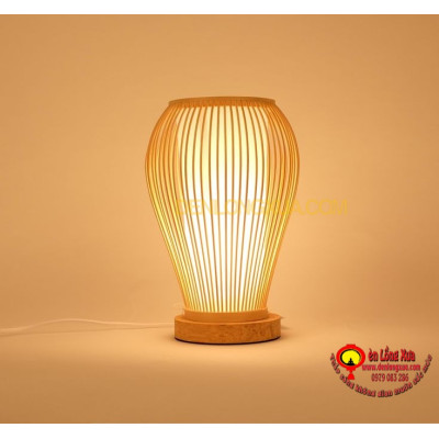đèn tre để bàn loại lớn đầu