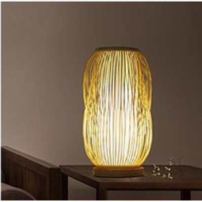 đèn tre để bàn kiệu trụ M012