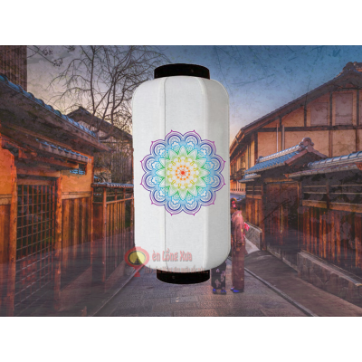 đèn lồng nhật in hình mandala
