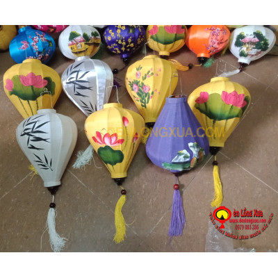 combo đèn lồng vẽ đủ kích thước 30cm 45cm và 40cm