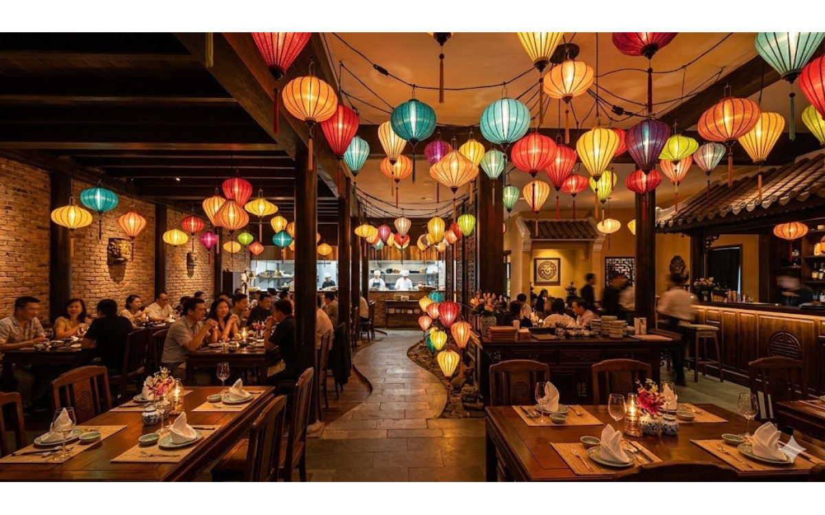 Ý Tưởng Bố Trí Đèn Lồng Trang Trí Nhà Hàng: Tối Ưu Không Gian Và Ánh Sáng