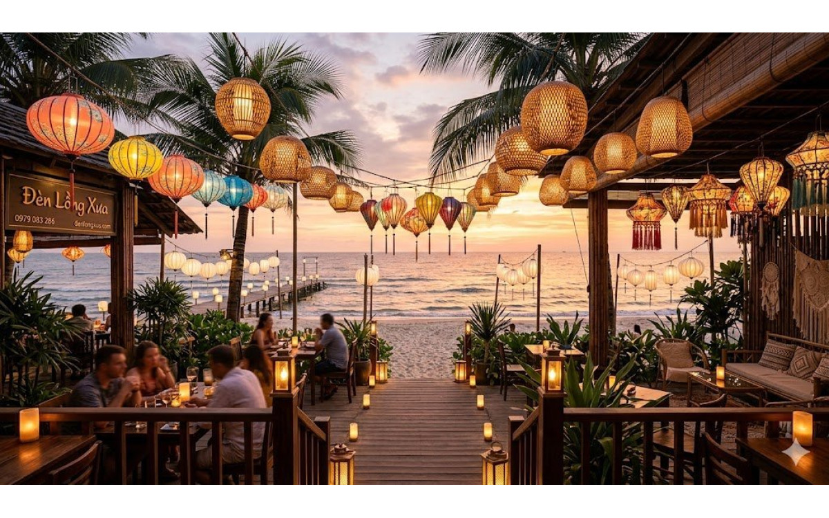 5 Phong Cách Đèn Lồng Độc Đáo 'Thắp Sáng' Không Gian Nhà Hàng Biển Mùa Hè Ấn Tượng Nhất