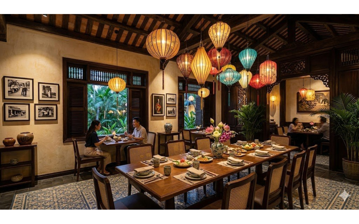 Bí Quyết Decor Nhà Hàng Phong Cách Indochine Với Đèn Lồng: Đậm Chất Di Sản, Sức Hút Độc Bản
