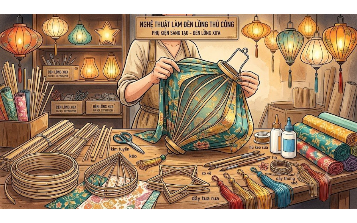 Nghệ Thuật Khơi Nguồn Sáng Tạo Với Phụ Kiện Làm Đèn Lồng Thủ Công