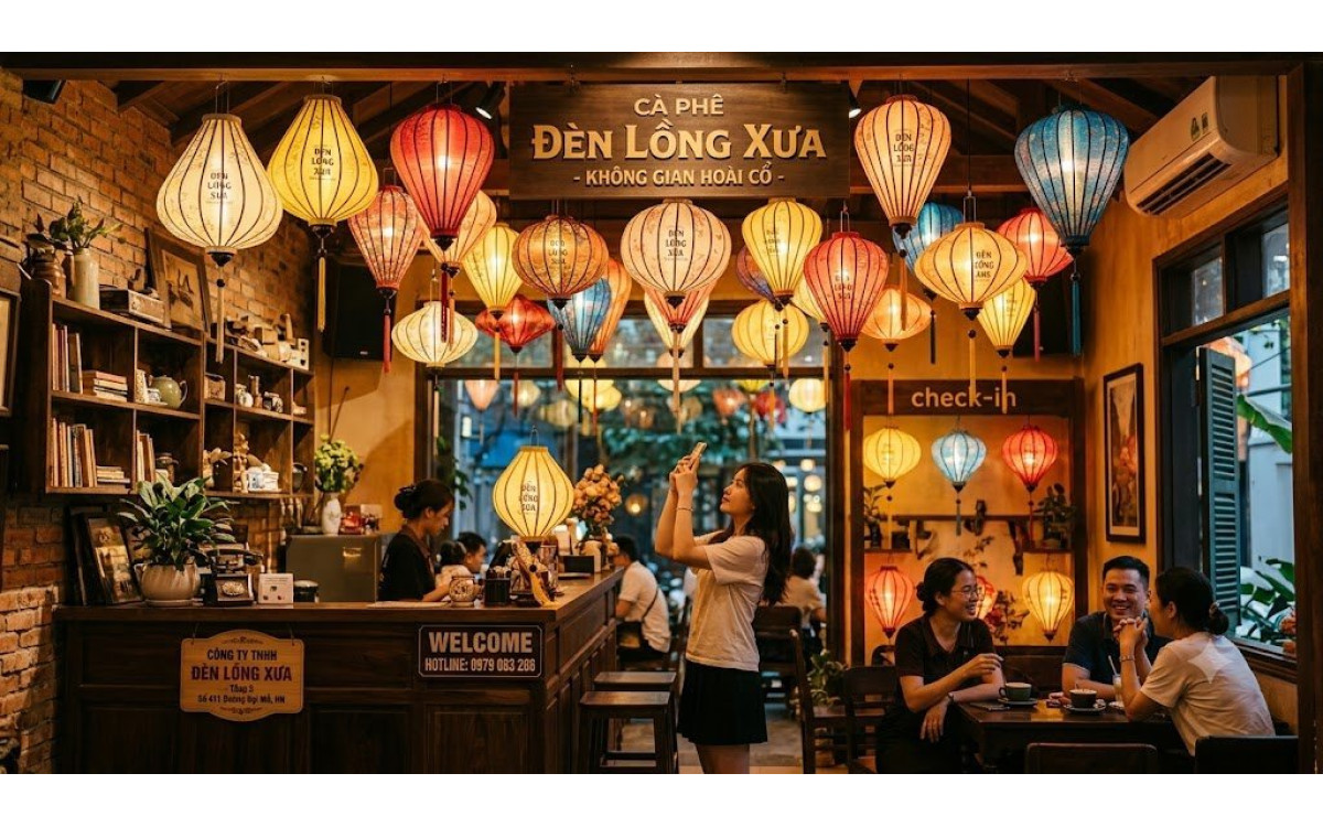 Bí Quyết Chọn Đèn Lồng Vintage Decor Quán Cafe Hút Khách Lũ Tới
