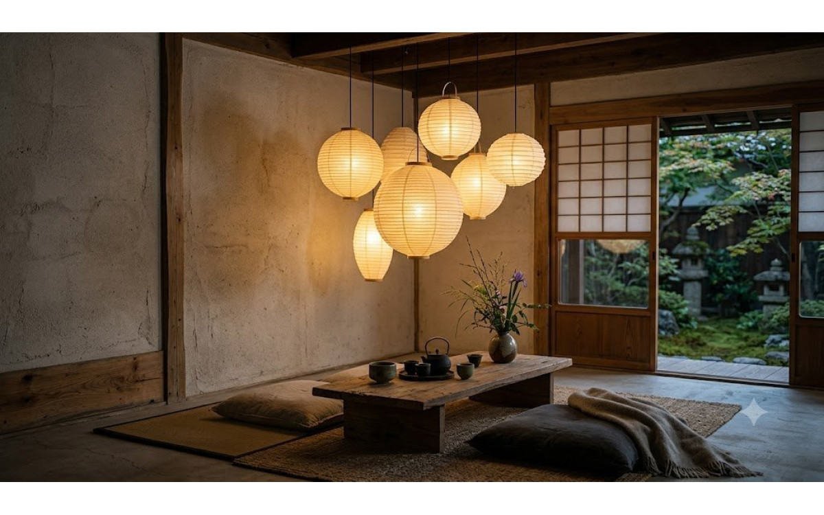 Cách Trang Trí Nhà Cực Chill Với Đèn Lồng Nhật Bản Chuẩn Wabi-Sabi
